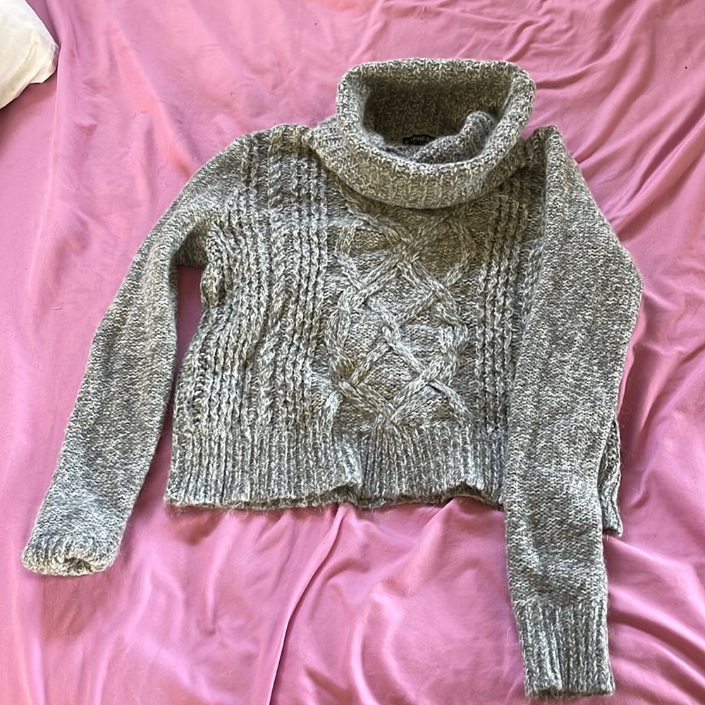 Womens wool blend sweater